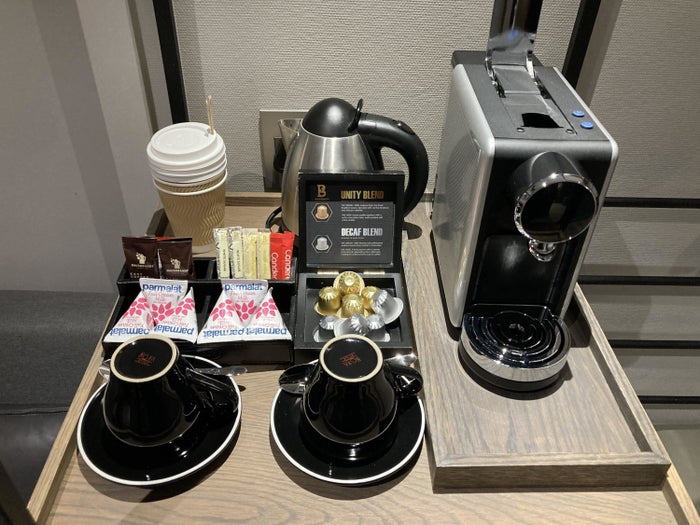 Johannesburg Marriott Hotel Melrose Arch coffee station