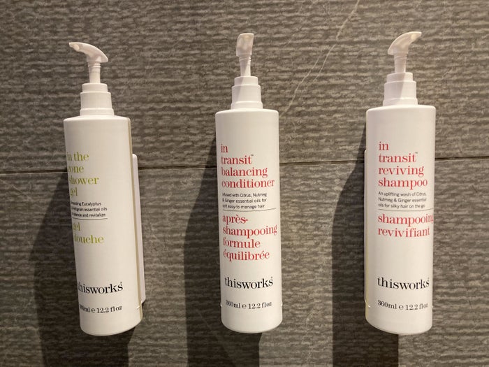 Johannesburg Marriott Hotel Melrose Arch shower amenities
