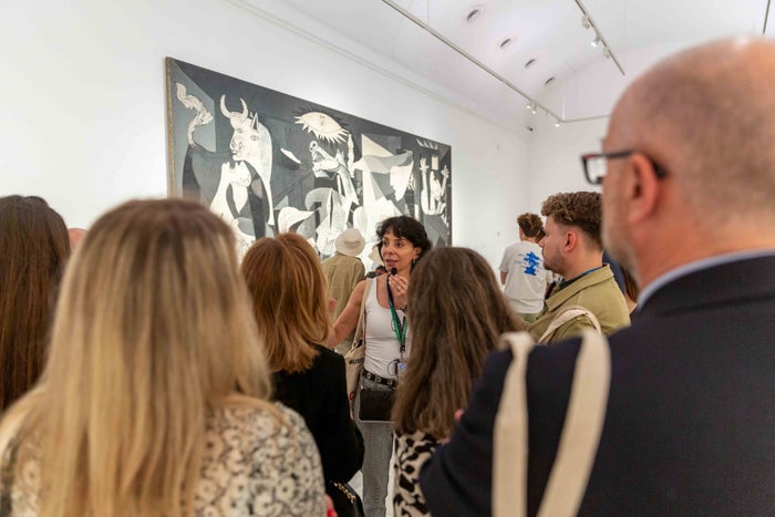 La Guernica at the Reina Sofia Museum on the Picasso Tour La Guernica at the Reina Sofia Museum on the Picasso Tour