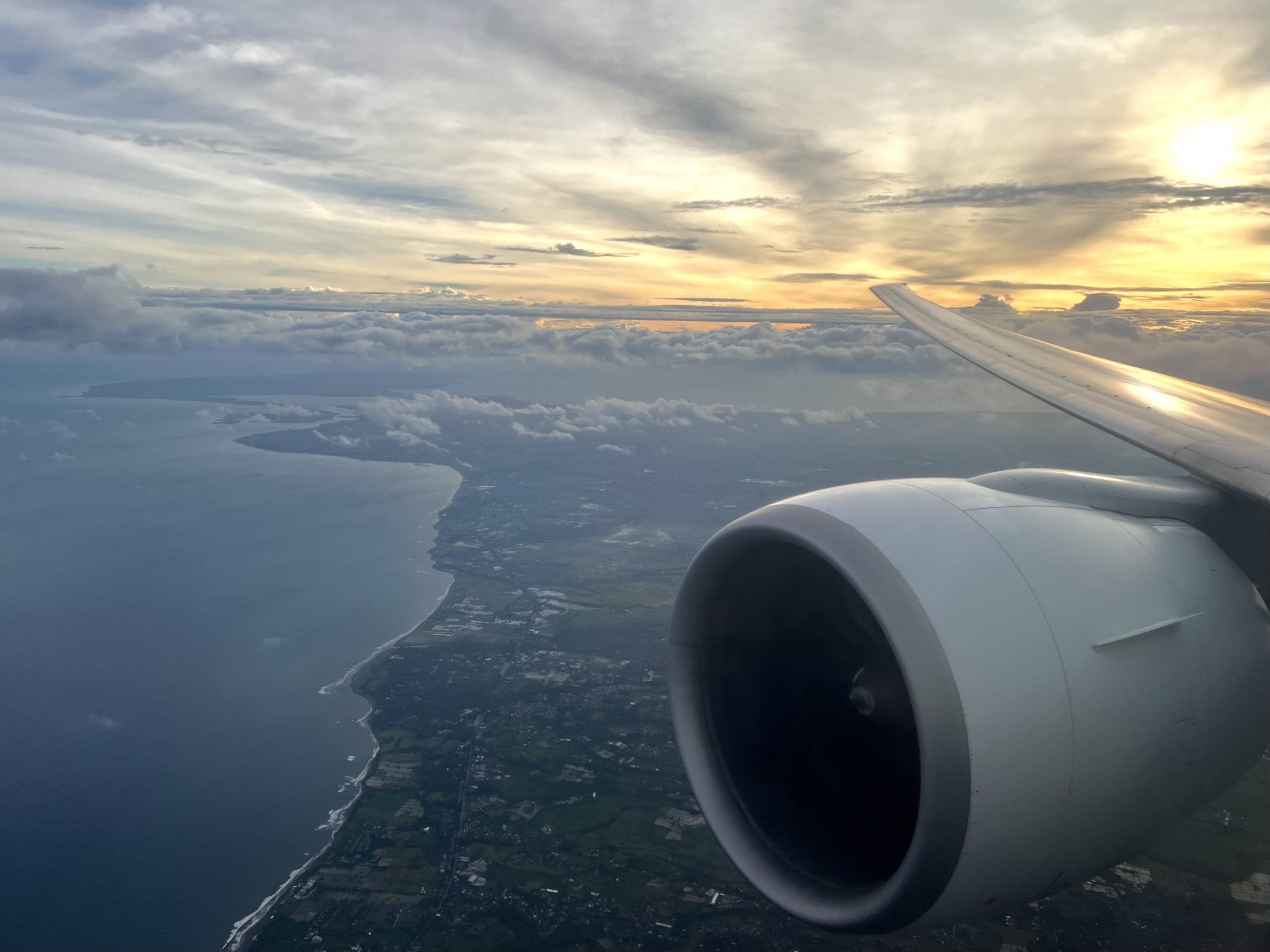 Landing in Bali