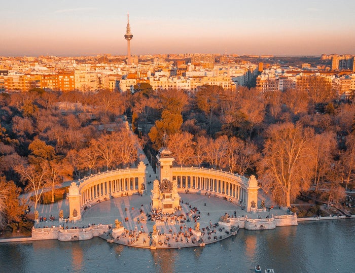 Madrid's Retiro Park in Autumn Madrid's Retiro Park in Autumn