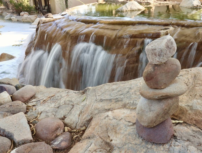 Miraval Arizona waterfall