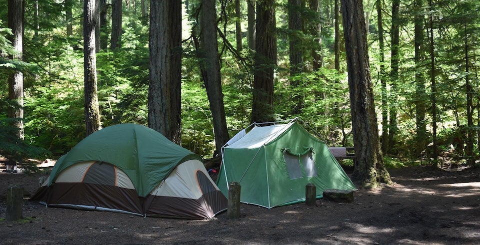 Mount Rainier National Park tents