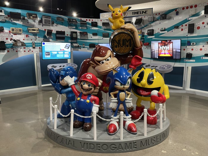 National Videogame Museum Frisco statue National Videogame Museum Frisco statue