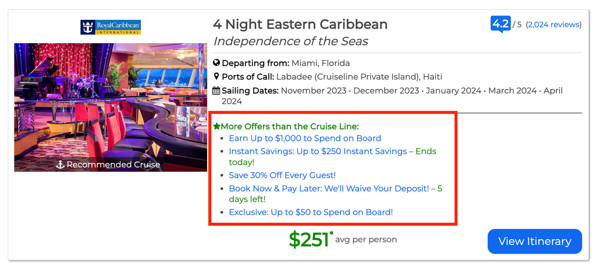Priceline Cruise Deals