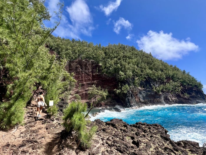 Red sand beach Maui