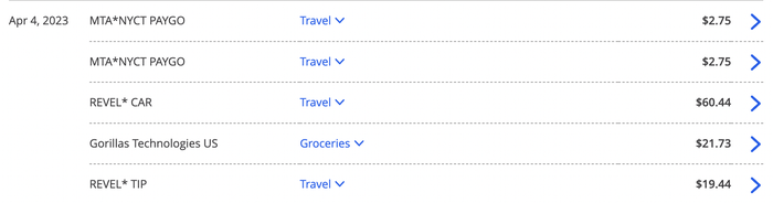 Revel Codes As Travel
