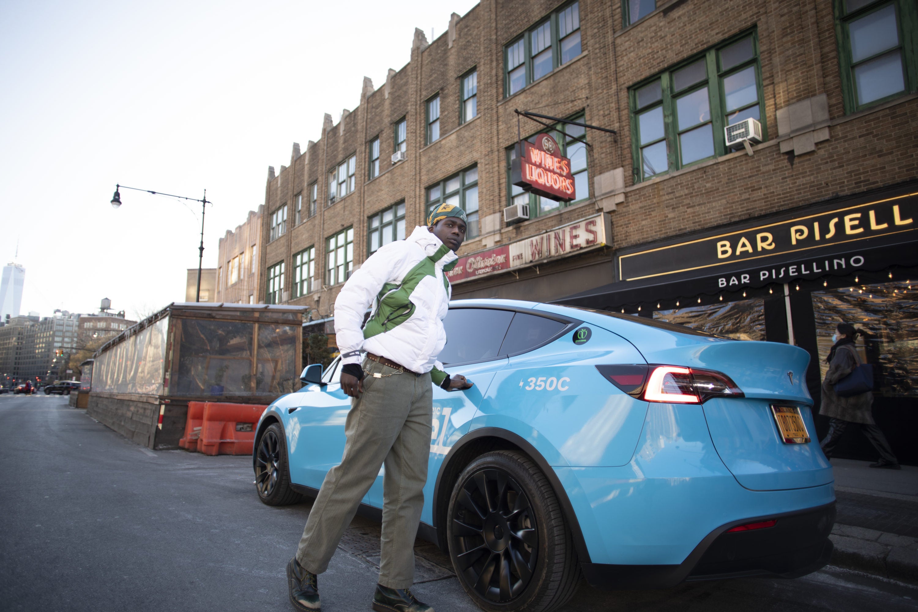 Powder blue Tesla taxis are coming to New York