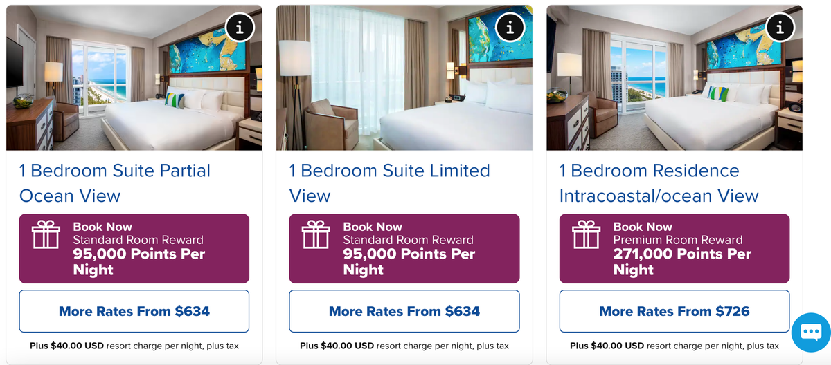 Conrad Fort Lauderdale Points Rates