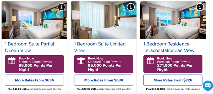 Conrad Fort Lauderdale Points Rates