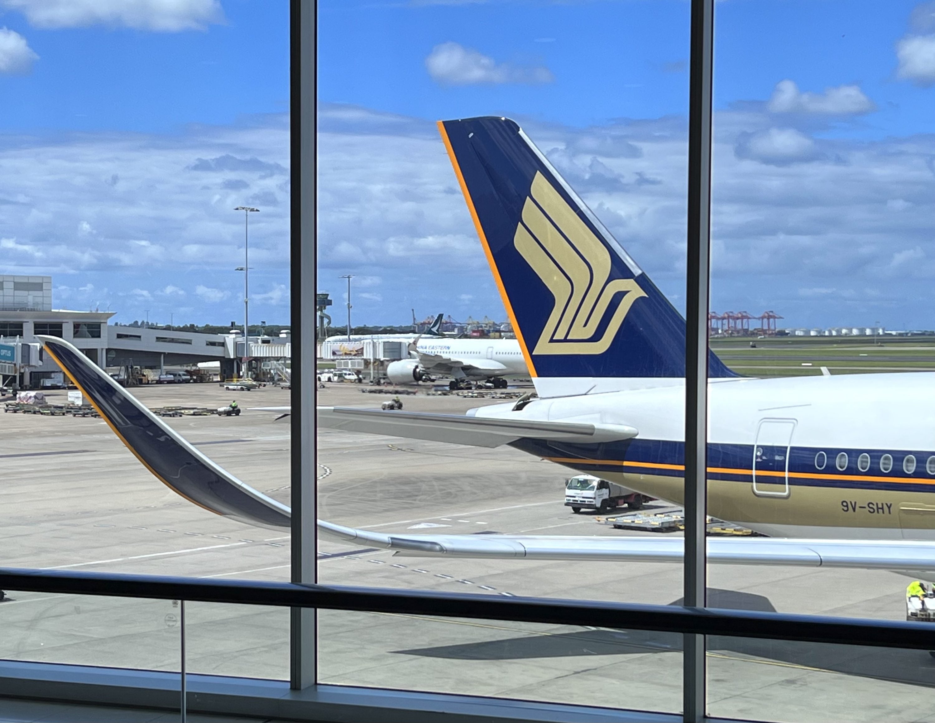 Singapore Airlines Airbus A350 wingtip