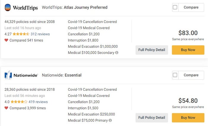 Single Trip Travel Insurance