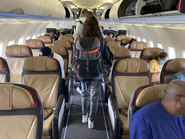 South African Airways JNB VFA business class cabin