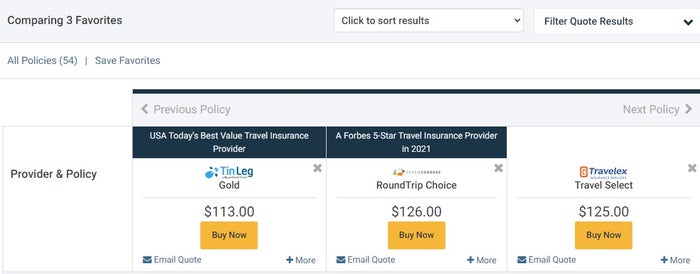 Travelex Comparison 2 Travelex Comparison 2