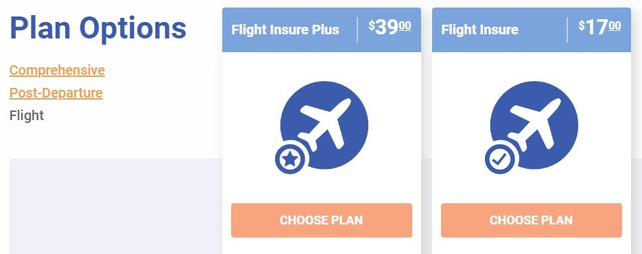 Travelex Flight Plans