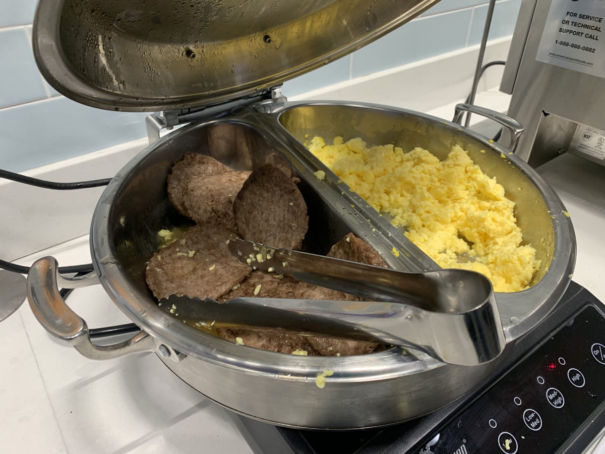 Tru by Hilton Frisco Dallas breakfast sausage and eggs