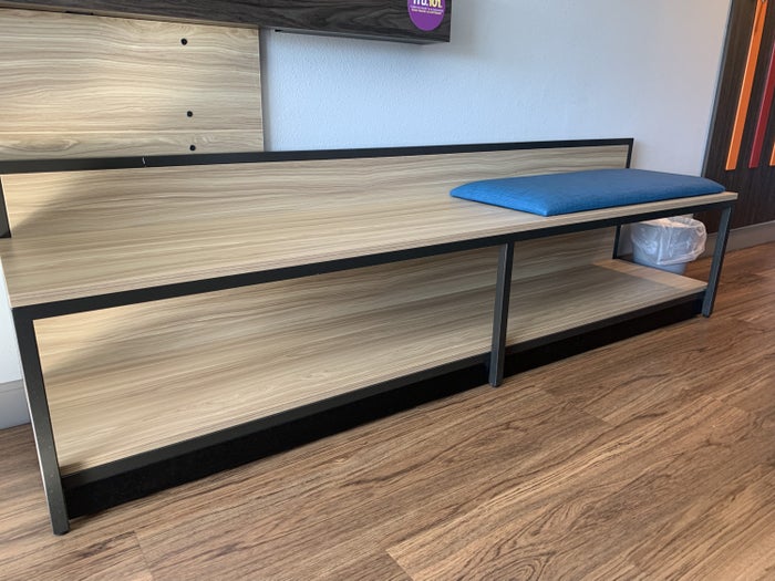 Tru by Hilton Frisco Dallas guestroom shelves
