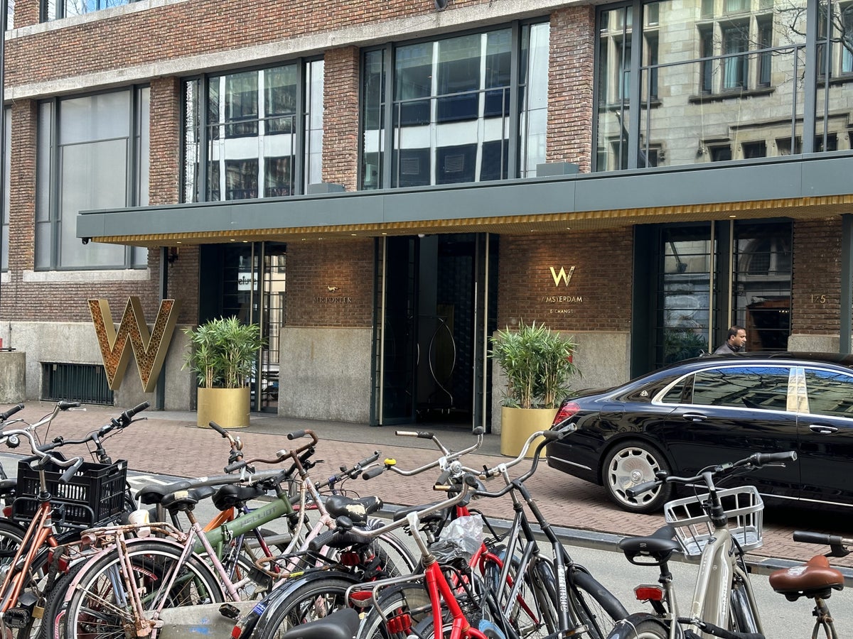 W Amsterdam Exchange Exterior With Bikes