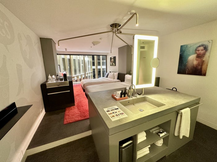 W Amsterdam Guest Room Entrance W Amsterdam Guest Room Entrance