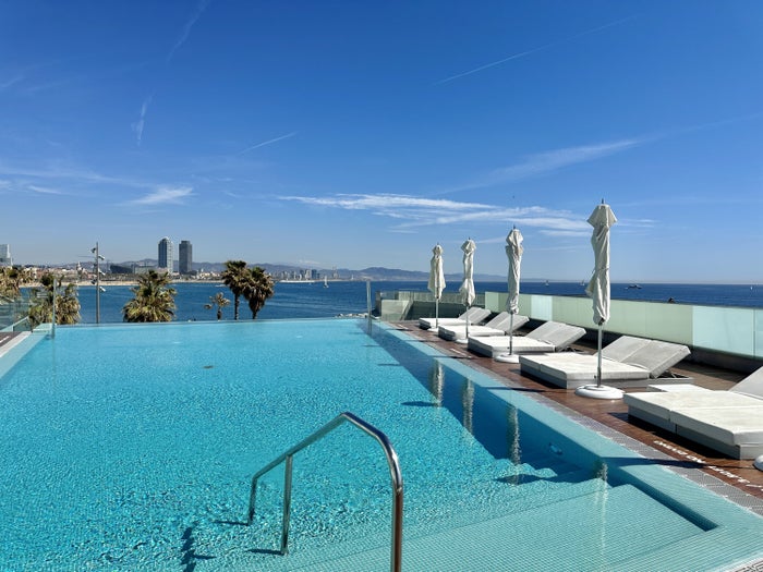 W Barcelona Infinity Pool Deck W Barcelona Infinity Pool Deck