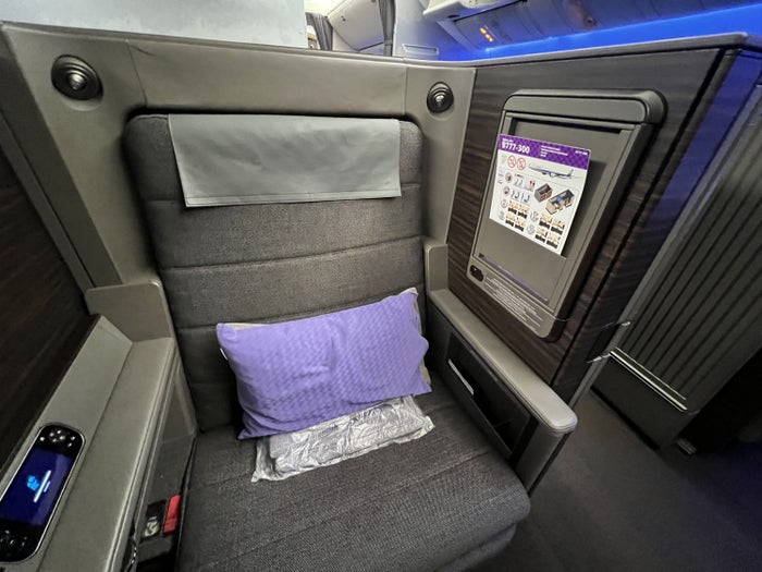 Fujiyoshida Japan ANA First Class Seat Wideshot