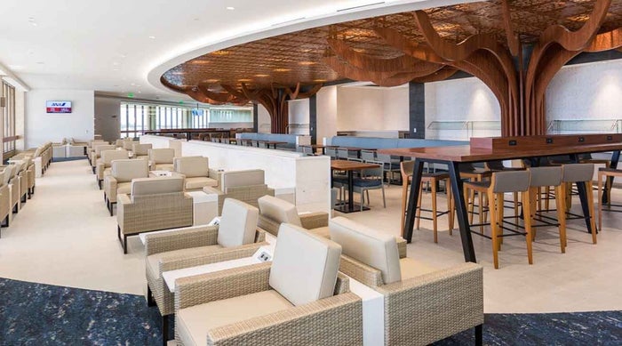 ANA premium economy Star Alliance lounge LAX seating ANA Lounge Daniel K. Inouye International Airport 1