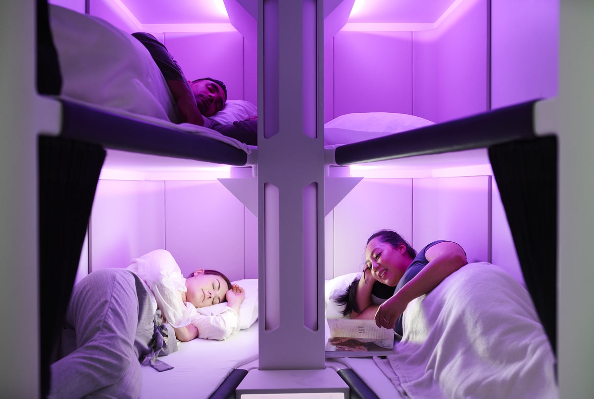 Air New Zealand Sky Nest with passengers