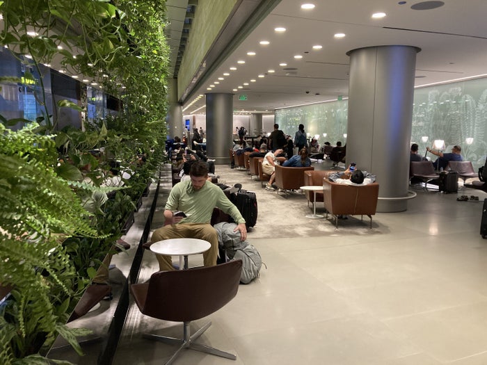 Al Maha Lounge Doha main lounge entrance seating