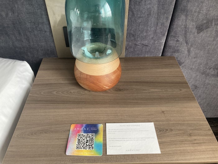 Andaz Mexico City Condesa right nightstand contents Andaz Mexico City Condesa right nightstand contents