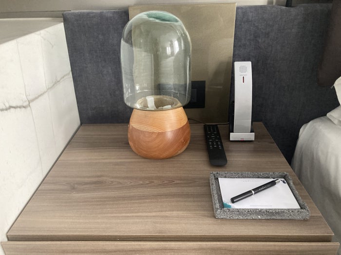 Andaz Mexico City Condesa left nightstand contents Andaz Mexico City Condesa left nightstand contents