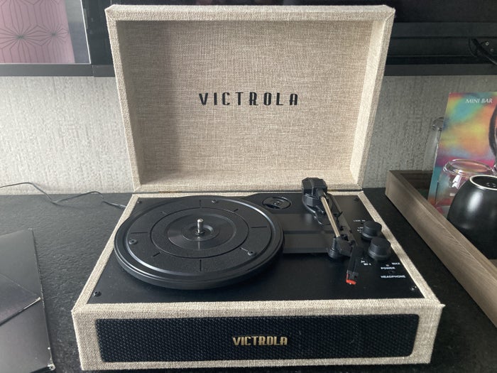 Andaz Mexico City Condesa record player inside Andaz Mexico City Condesa record player inside