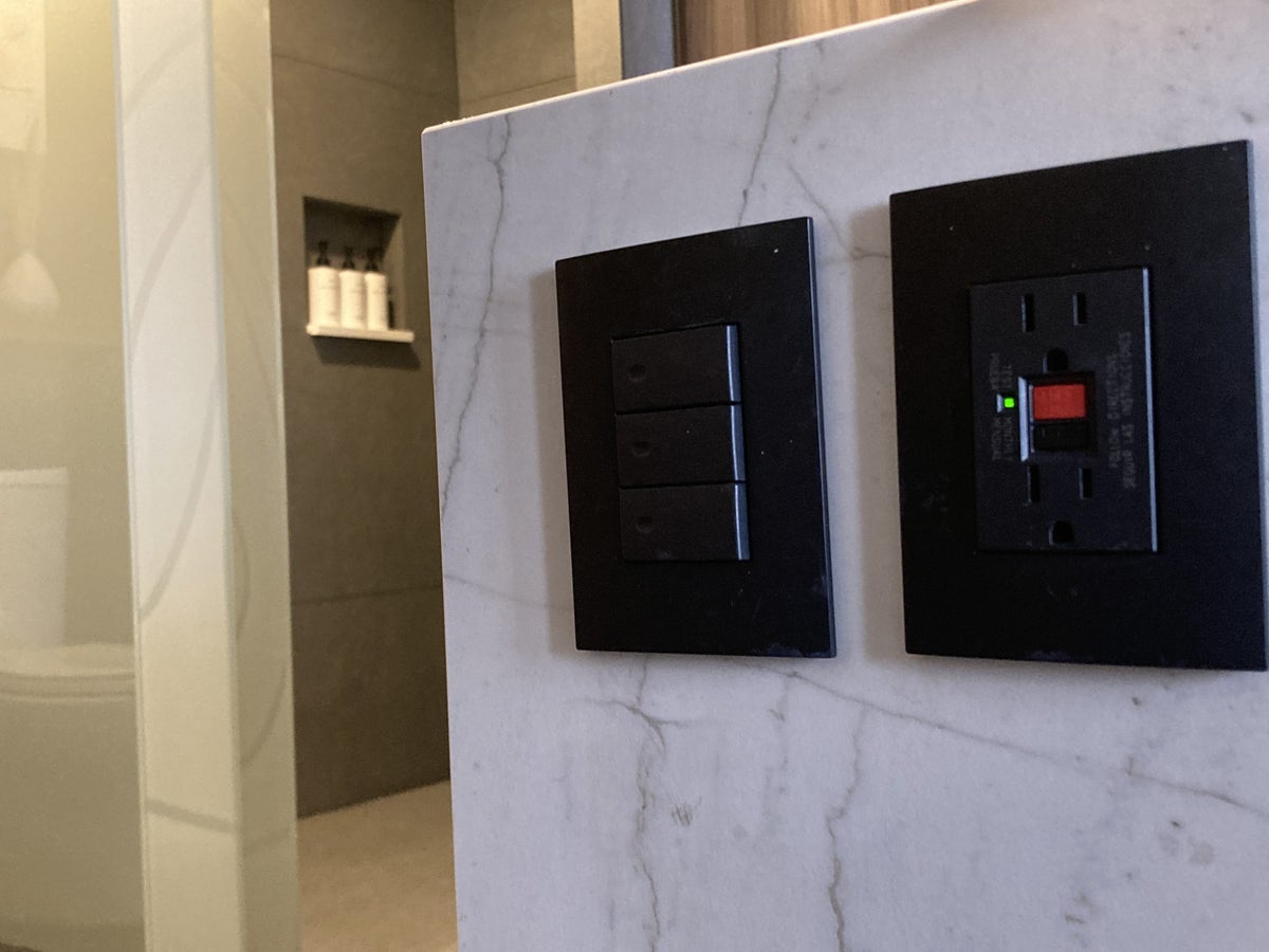 Andaz Mexico City Condesa bathroom light switches