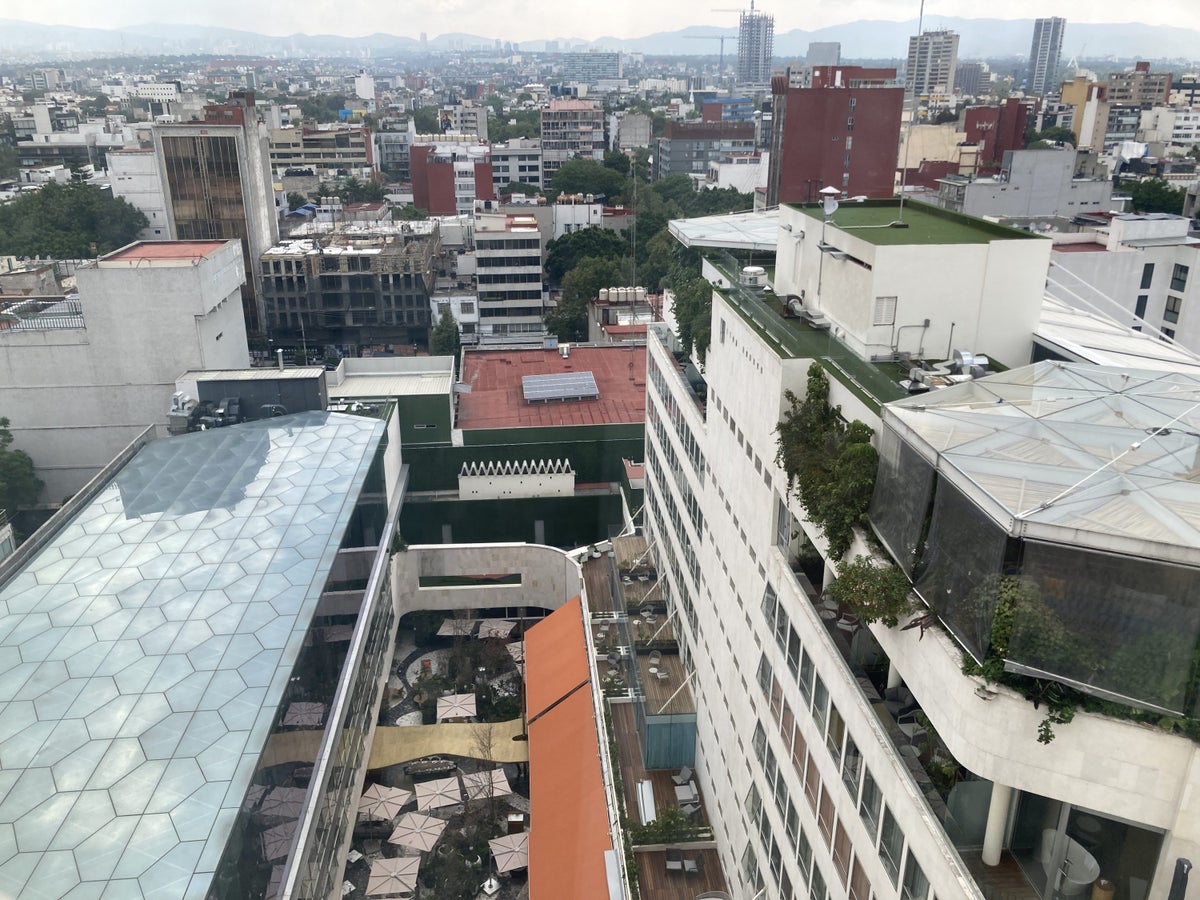 Andaz Mexico City Condesa view of Andaz and Mondrian hotels