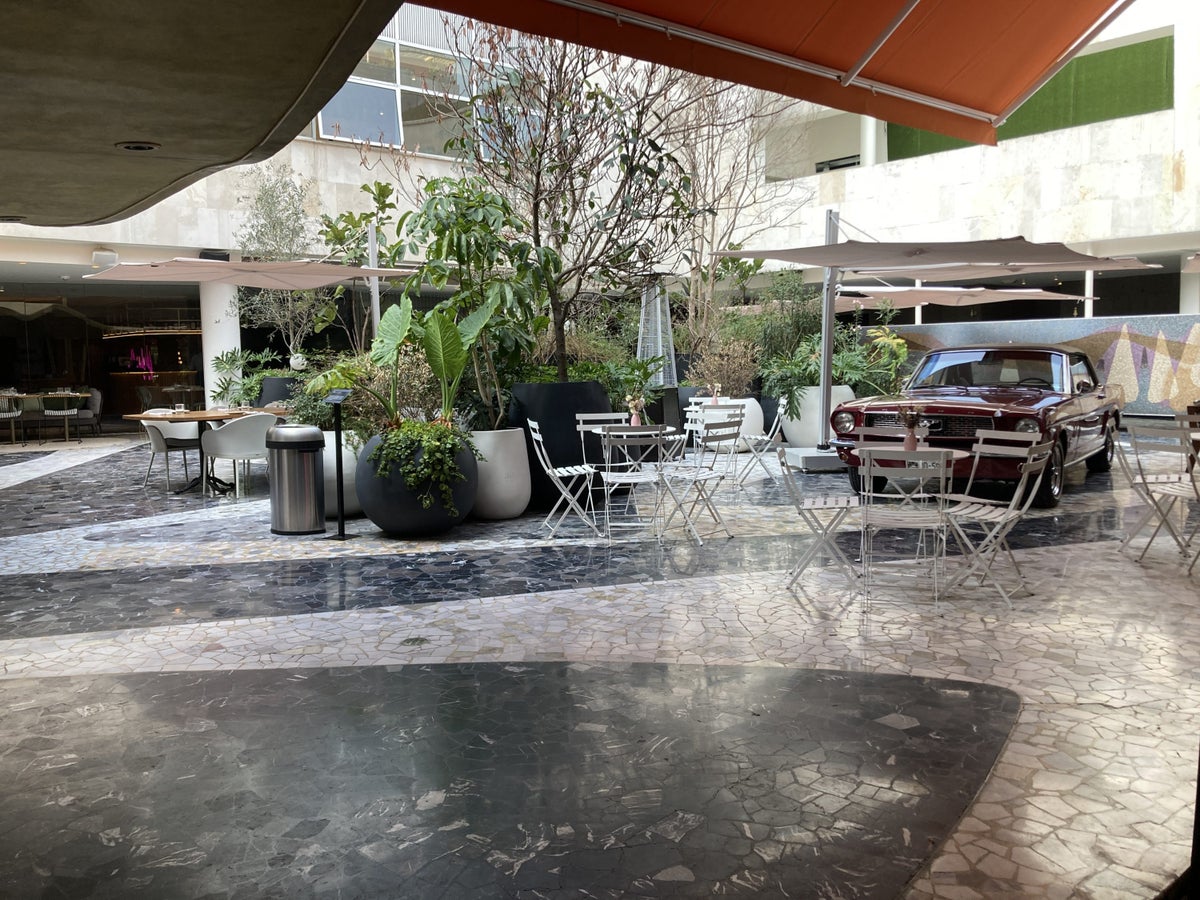 Andaz Mexico City Condesa Cleo open-air seating