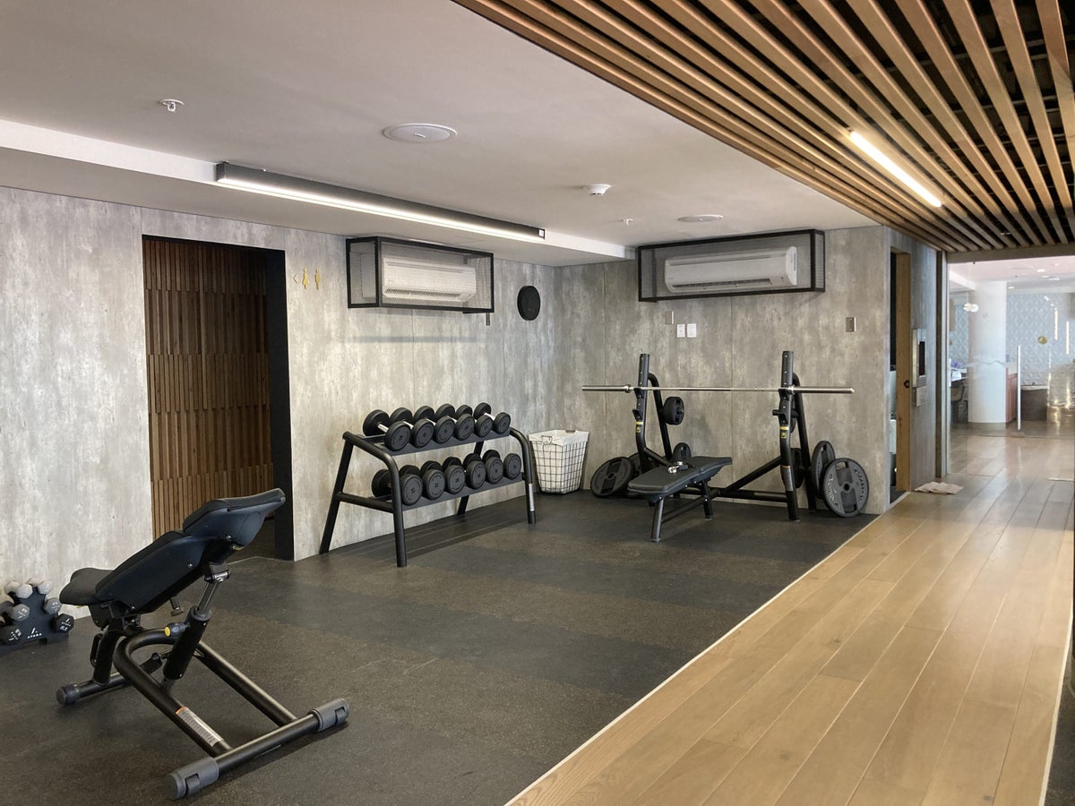 Andaz Mexico City Condesa gym free weights