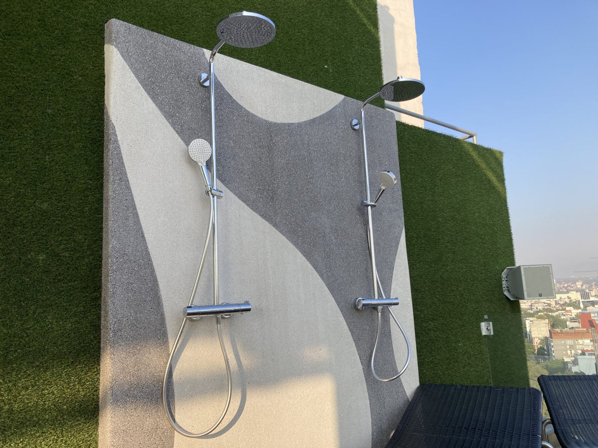 Andaz Mexico City Condesa rooftop pool showers