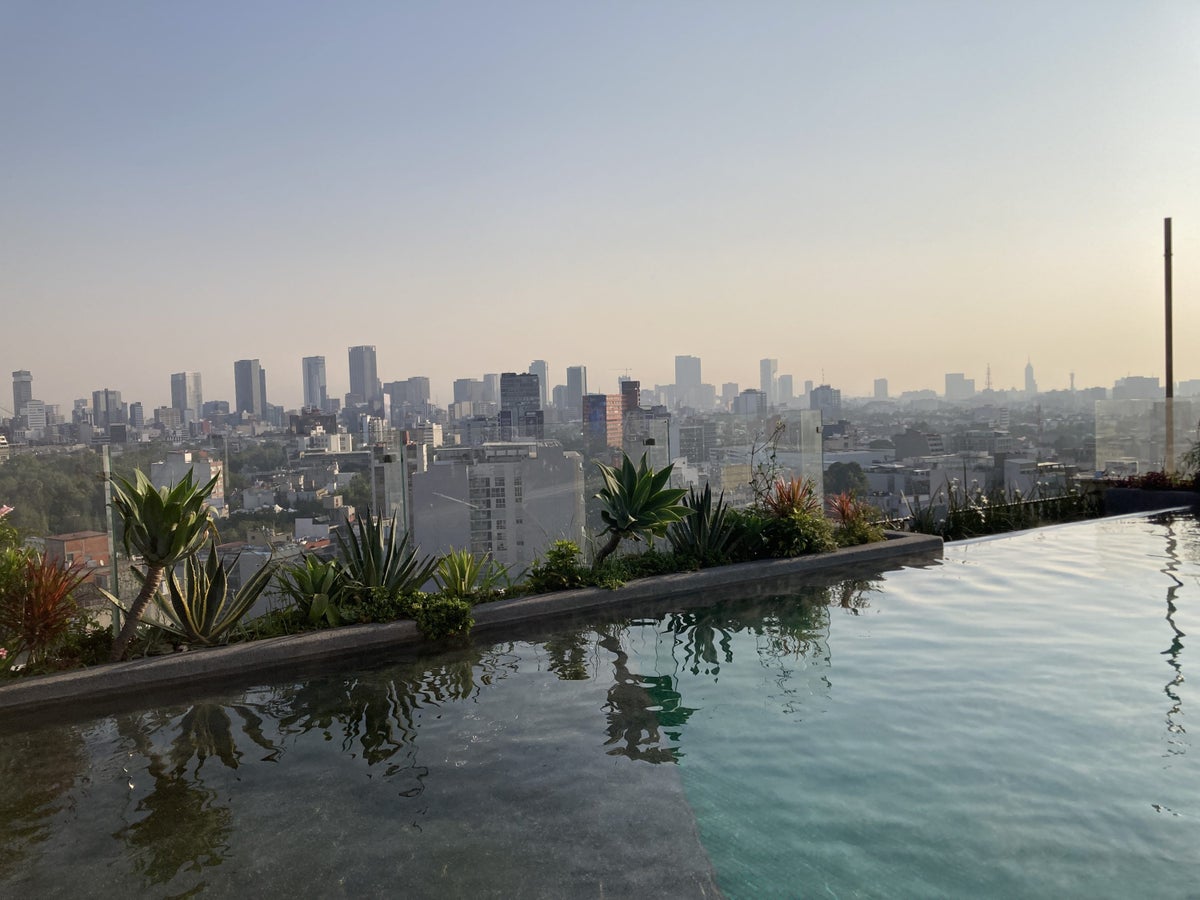 Andaz Mexico City Condesa rooftop pool skyline view