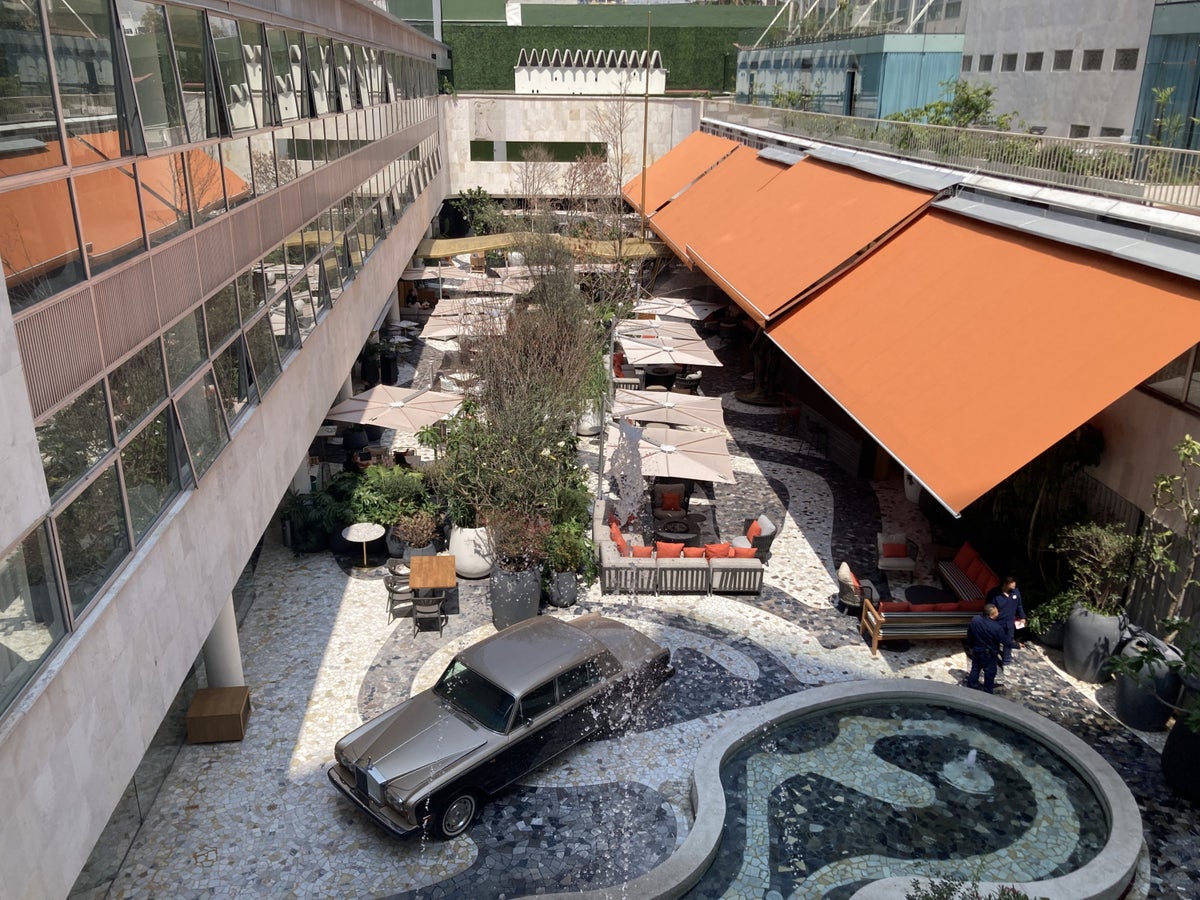 Andaz Mexico City Condesa courtyard view