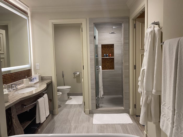 Atlantis shower and toilet Atlantis shower and toilet