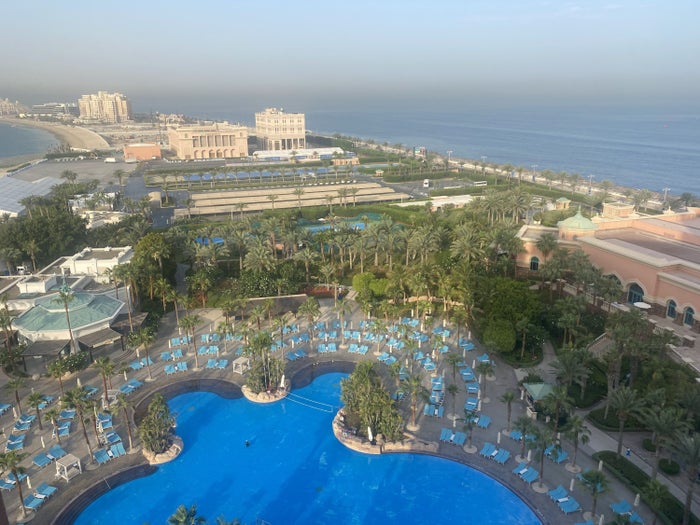 Balcony View at the Atlantis from the West Tower Balcony View