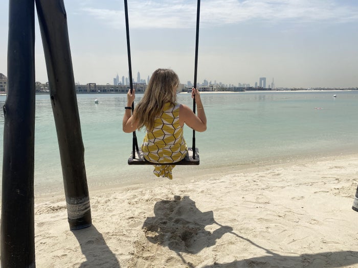 Basic Beach Swing Swinging on the beach