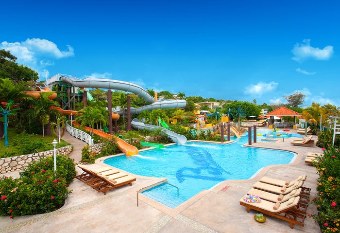 Pirate Island water park at Beaches Ocho Rios. Pirate Island water park at Beaches Ocho Rios.