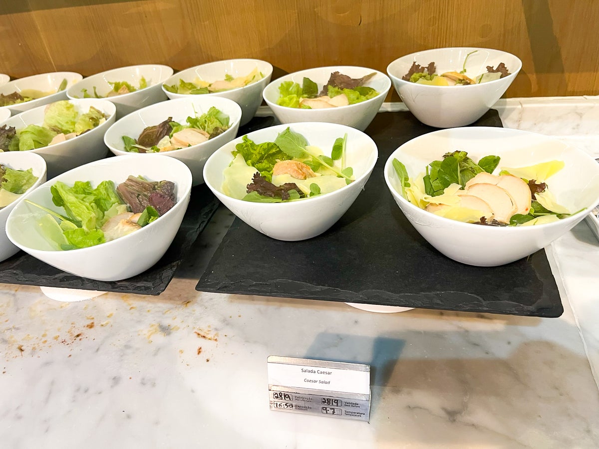 Chicken Caesar Salad at LATAM VIP Lounge GRU