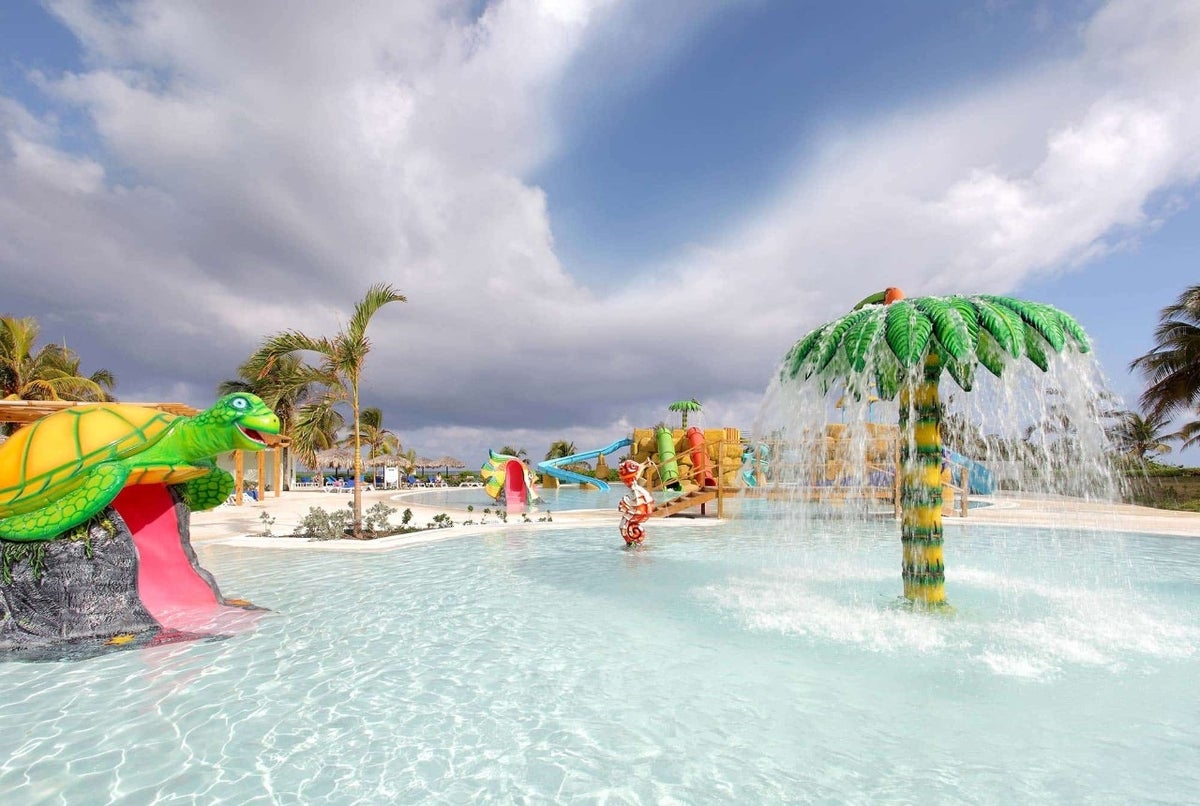 The water park at Grand Palladium Jamaica Resort.