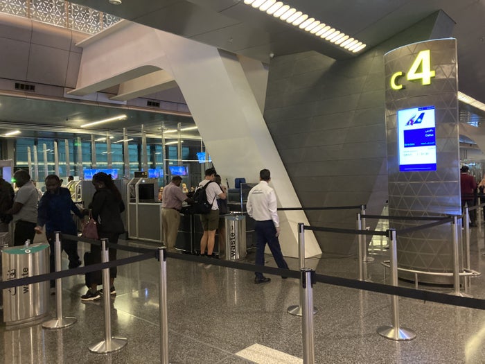 Hamad International Airport gate C4 Hamad International Airport gate C4