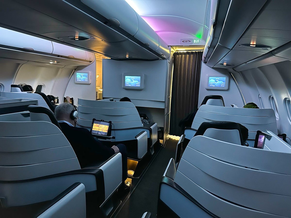 Hawaiian Airlines First Class cabin