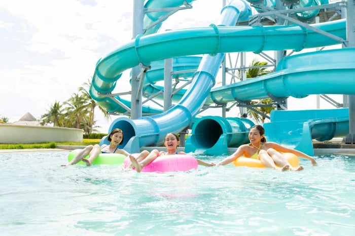 Hyatt Ziva Riviera Cancun waterslides