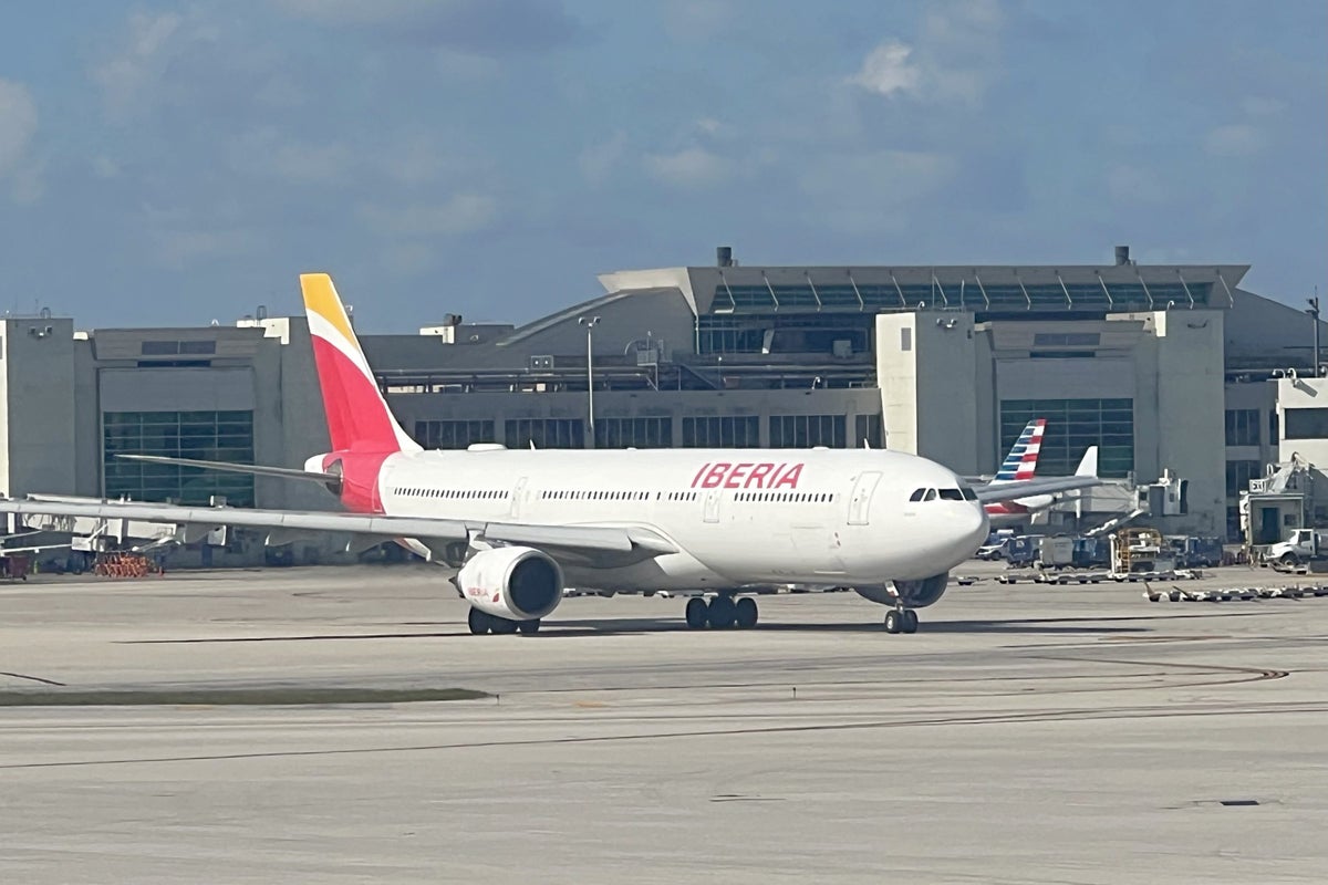 Iberia Airbus A330 at Miami