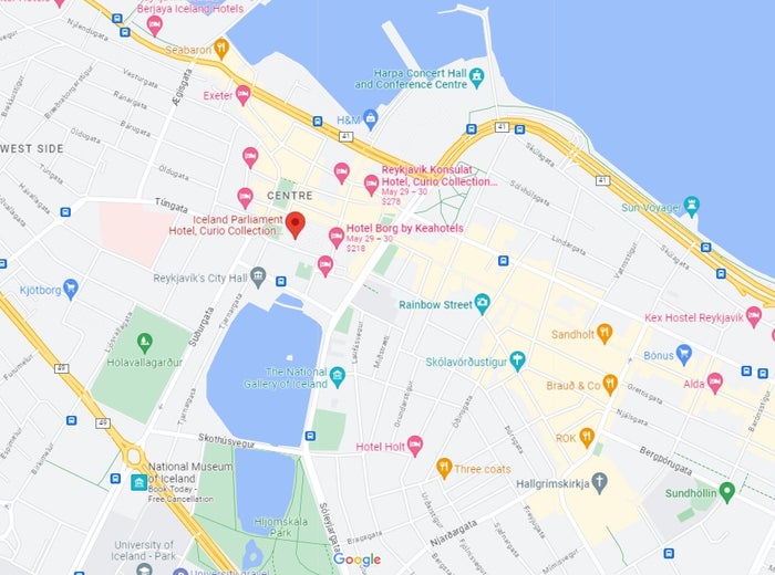 Iceland Parliament Hotel City Location Iceland Parliament Hotel City Location