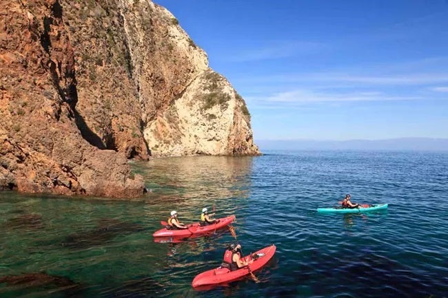 Kayaking Channel Islands National Park